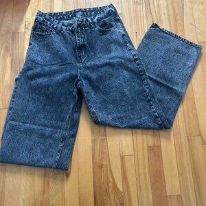 Shein black stonewashed jeans